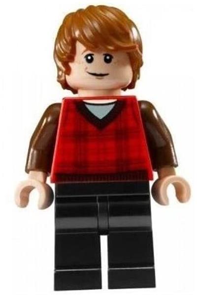 Ron Weasley - Red Tartan Sweater, Black Legs