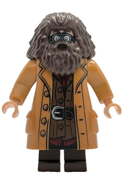 Rubeus Hagrid - Medium Nougat Topcoat with Buttons, Goggles