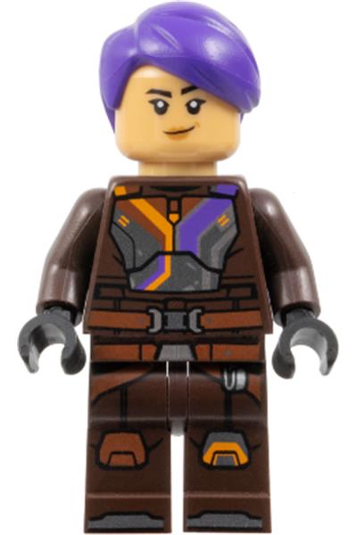 Sabine Wren - Dark Brown Armor, Dark Purple Hair