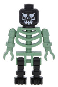Skeleton - Sand Green with Black Legs and Black Head with Evil Skull