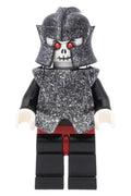 Fantasy Era - Skeleton Warrior 5, White, Speckled Breastplate and Helmet, Dark Red Hips and Black Legs