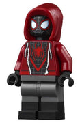 Spider-Man (Miles Morales) - Dark Red Hood, Black Lower Legs