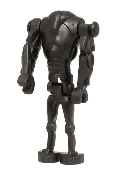 Super Battle Droid - Pearl Dark Gray, Narrow Head, Chest Light Indent