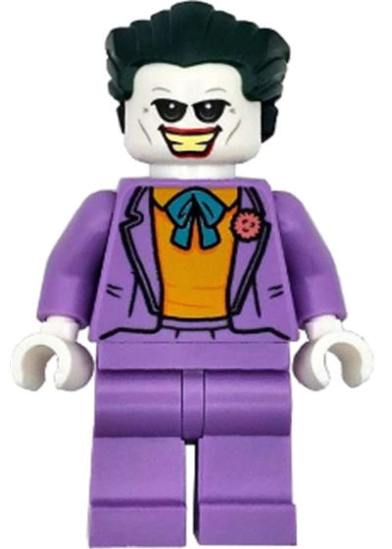 The Joker - Medium Lavender Suit, Bright Light Orange Vest, Dark Green Hair