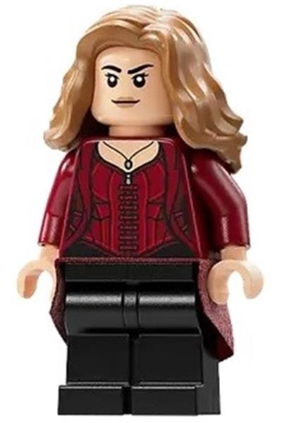 The Scarlet Witch (Wanda Maximoff) - Plain Legs, Medium Nougat Hair, Dark Red Cloth Skirt