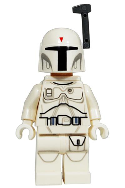 Boba Fett - White, Detailed Pattern