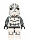 Clone Trooper, 104th Battalion 'Wolfpack' (Phase 2) - Dark Bluish Gray Markings, Large Eyes