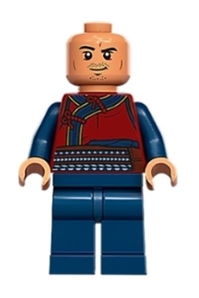 Wong - Dark Red Robe, Dark Blue Legs