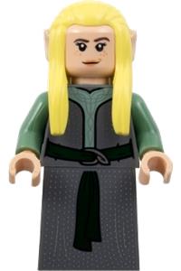 Rivendell Elf - Female, Dark Bluish Gray Robe