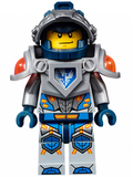 Clay Moorington - Dark Blue Helmet, Flat Silver Visor and Armor