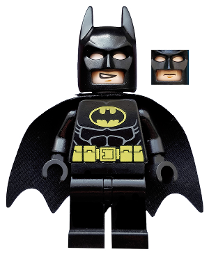 Batman - Black Suit with Yellow Belt and Crest (Type 2 Cowl)
