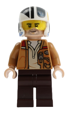 Poe Dameron (Medium Nougat Jacket, Helmet)