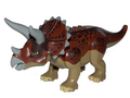 Triceratops with Reddish Brown Back