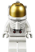 NASA Apollo 11 Astronaut - Male with White Torso with NASA Logo and Lopsided Smile
