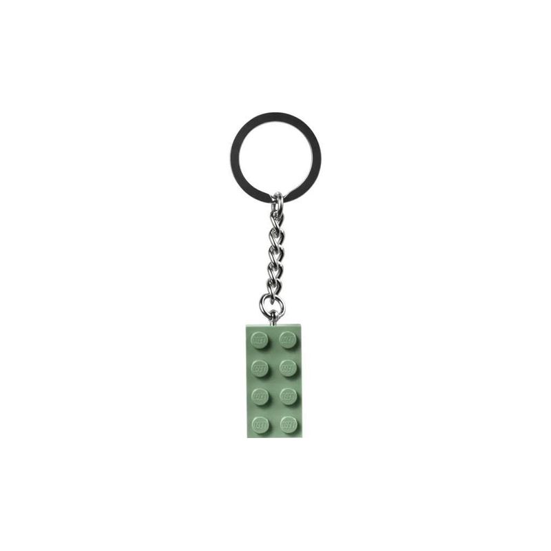 LEGO® 2 x 4 Brick - Sand Green Key Chain