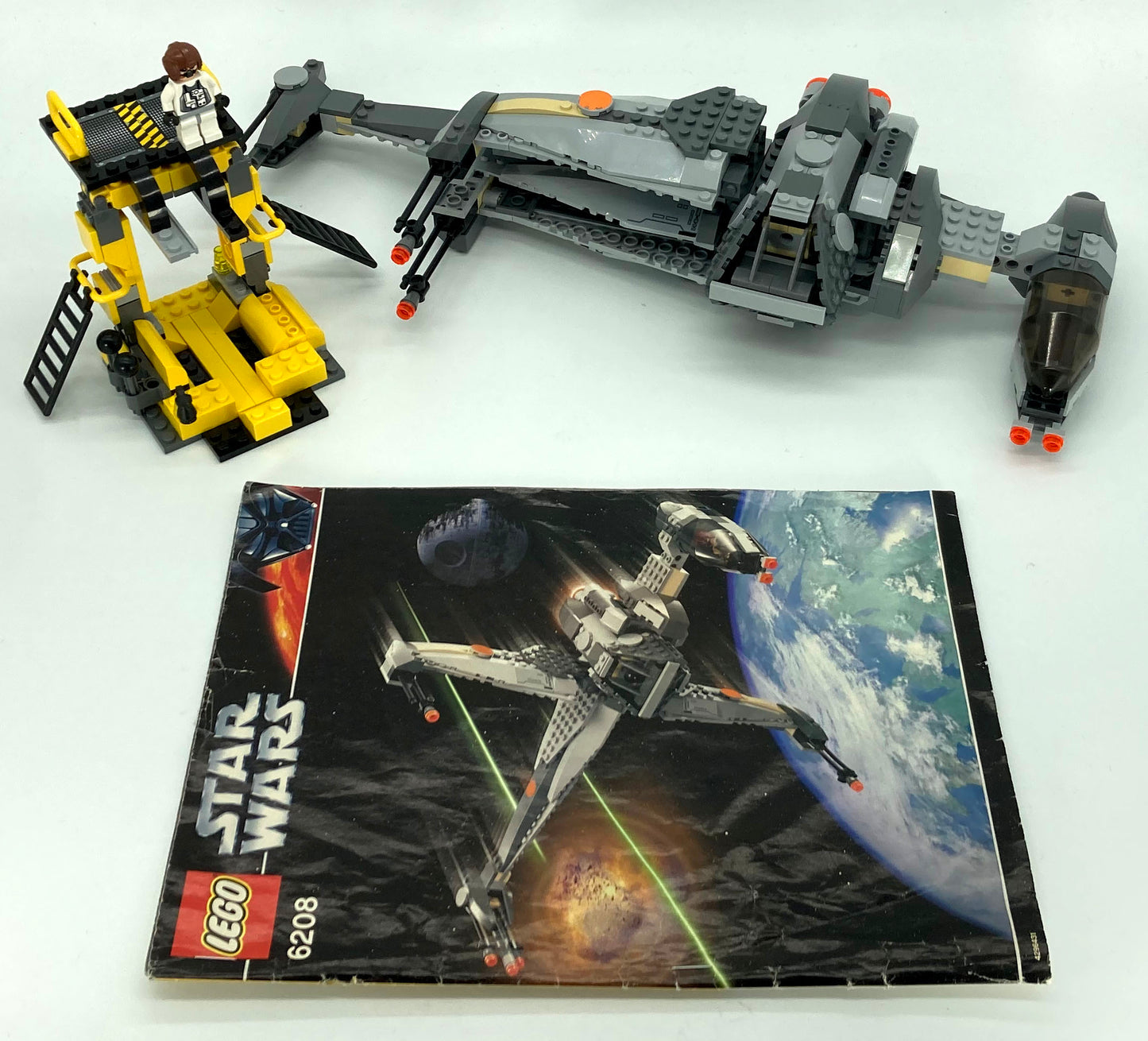Used Set 6208 B-wing Starfighter (with Instruction Manual, No Box)