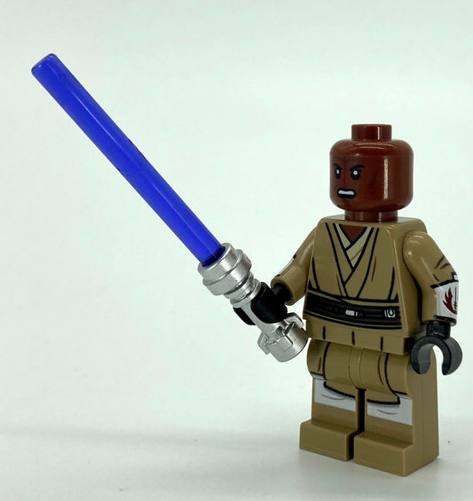 Mace Windu (Dark Tan Legs, Open Mouth, Printed Arms)