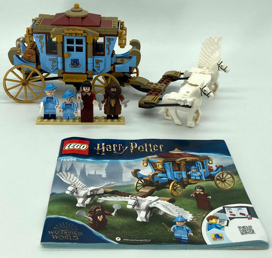 Used Set 75958 Beauxbatons' Carriage Arrival at Hogwarts (with Instruction Manual, No Box)