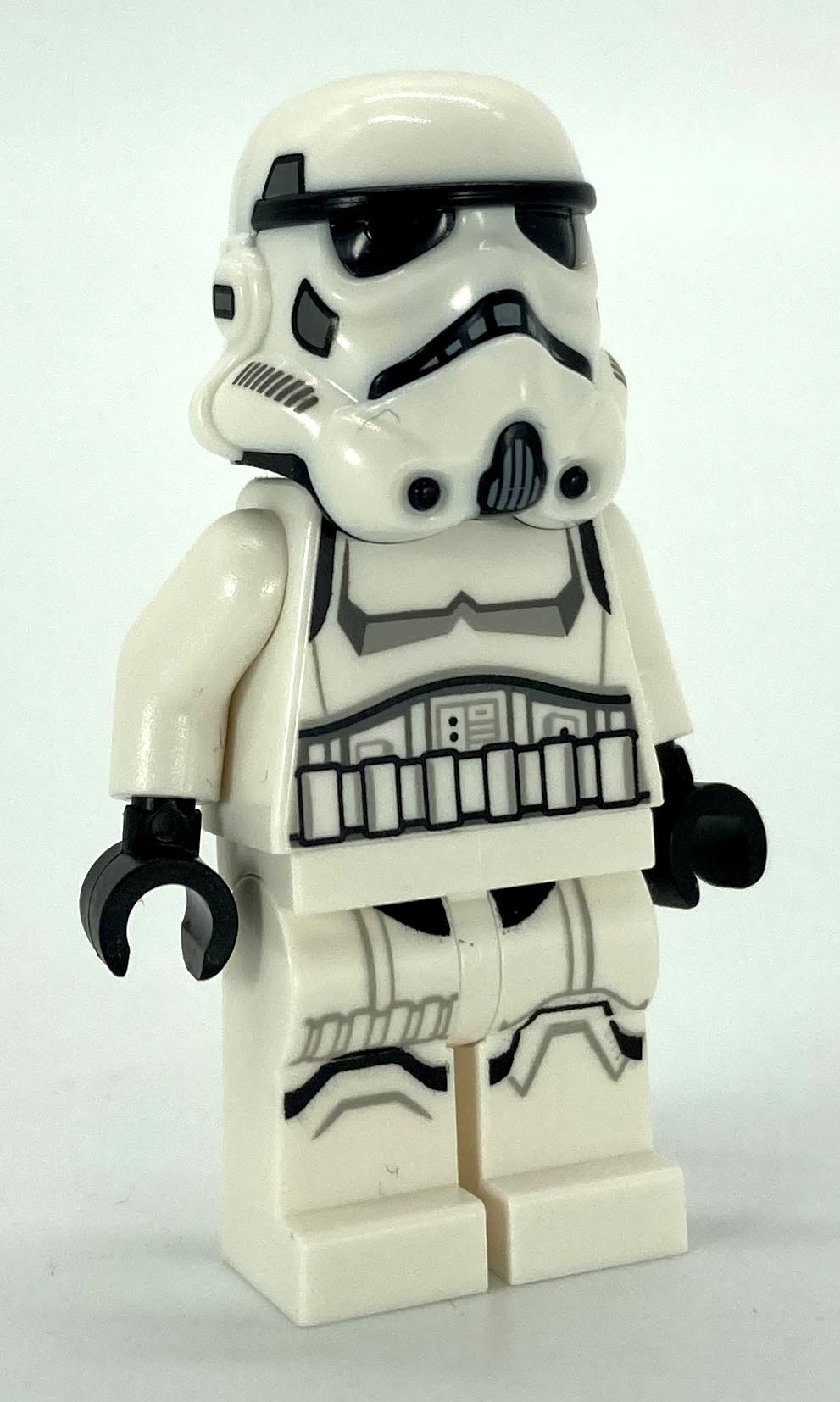 Imperial Stormtrooper - Female, Dual Molded Helmet with Grey Squares on Back, Shoulder Belts, Nougat Head, Frown