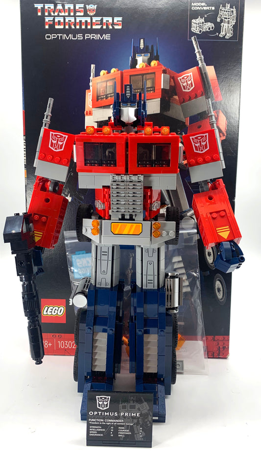 Used Set 10302 Optimus Prime (with Instruction Manual and Box)