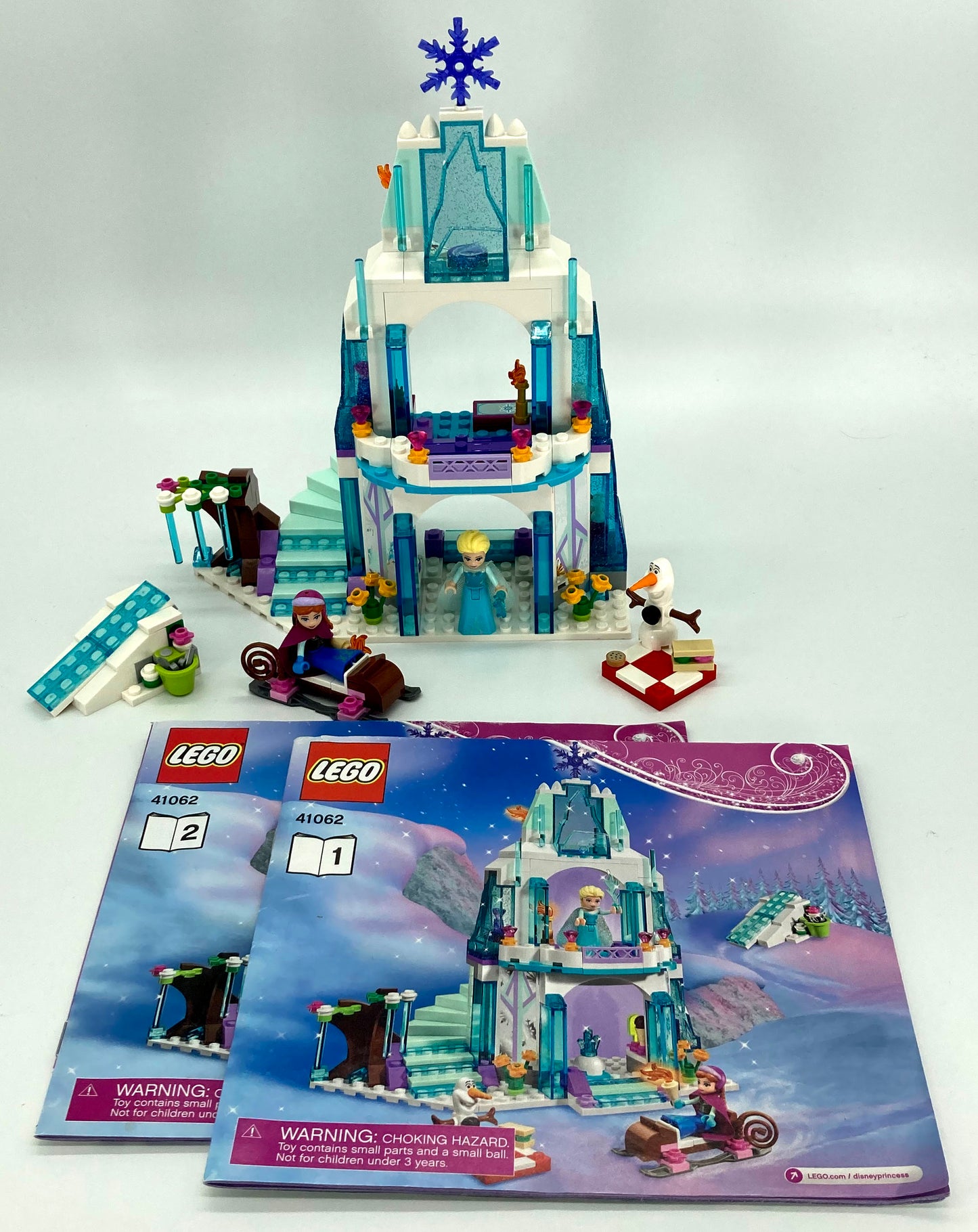 Used Set 41062 Elsa's Sparkling Ice Castle (with Instruction Manuals, No Box)