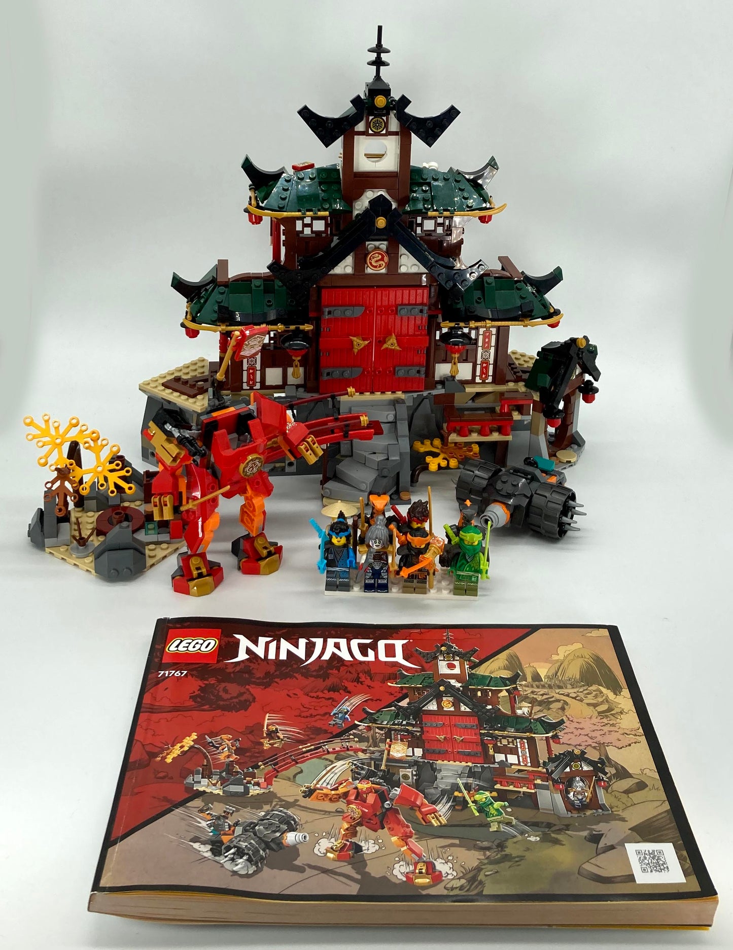 Used Set 71767 Ninja Dojo Temple (with Instruction Manual, No Box)