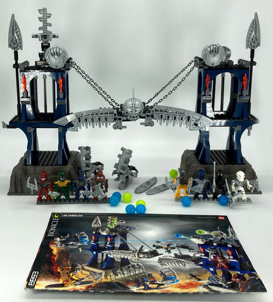 Used Set 8893 Lava Chamber Gate (with Instruction Manual, No Box)
