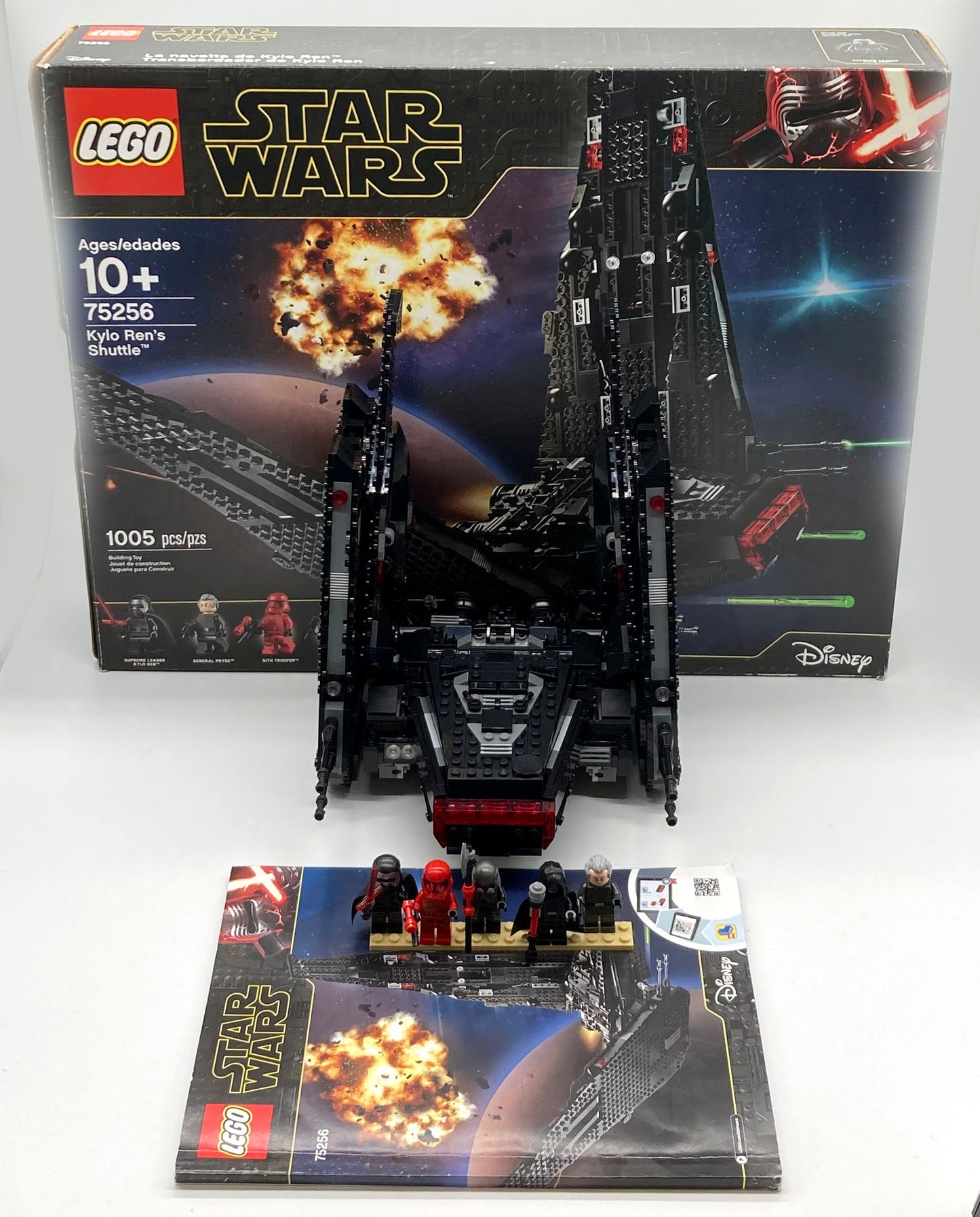 Used Set 75256 Kylo Ren's Shuttle (with Instruction Manual and Box)