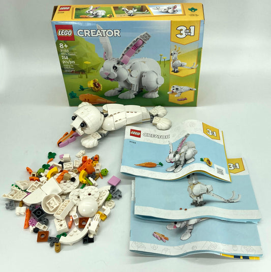 Used Set 31133 White Rabbit (with Instruction Manuals and Box)
