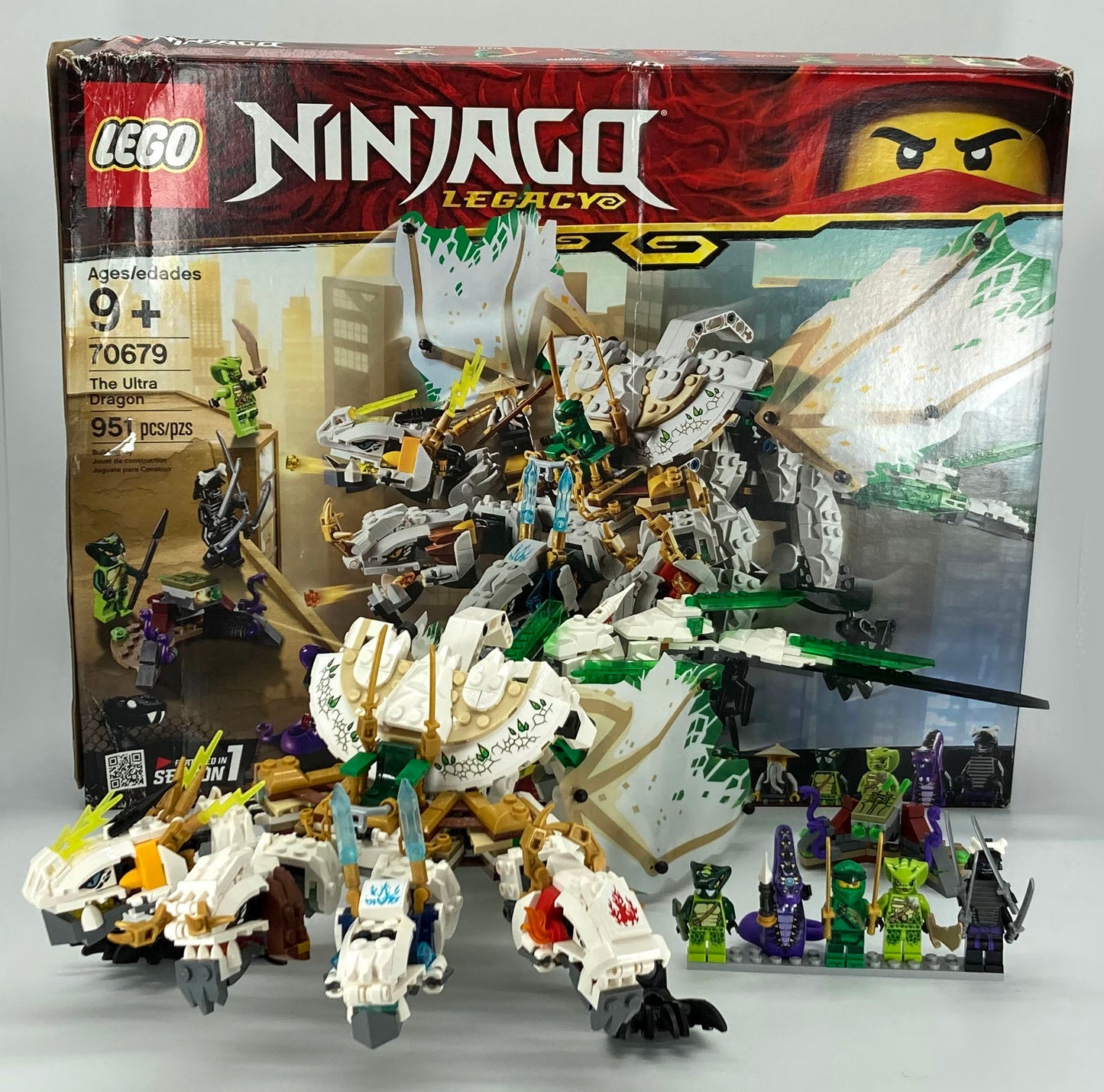 Used Set 70679 The Ultra Dragon (No Instruction Manual, with Box)