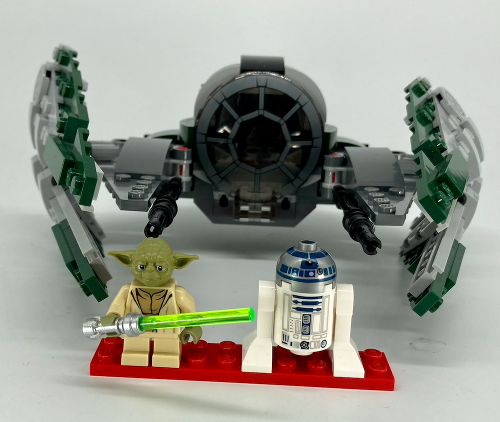 Used Set 75168 Yoda's Jedi Starfighter (No Instruction Manual, No Box)