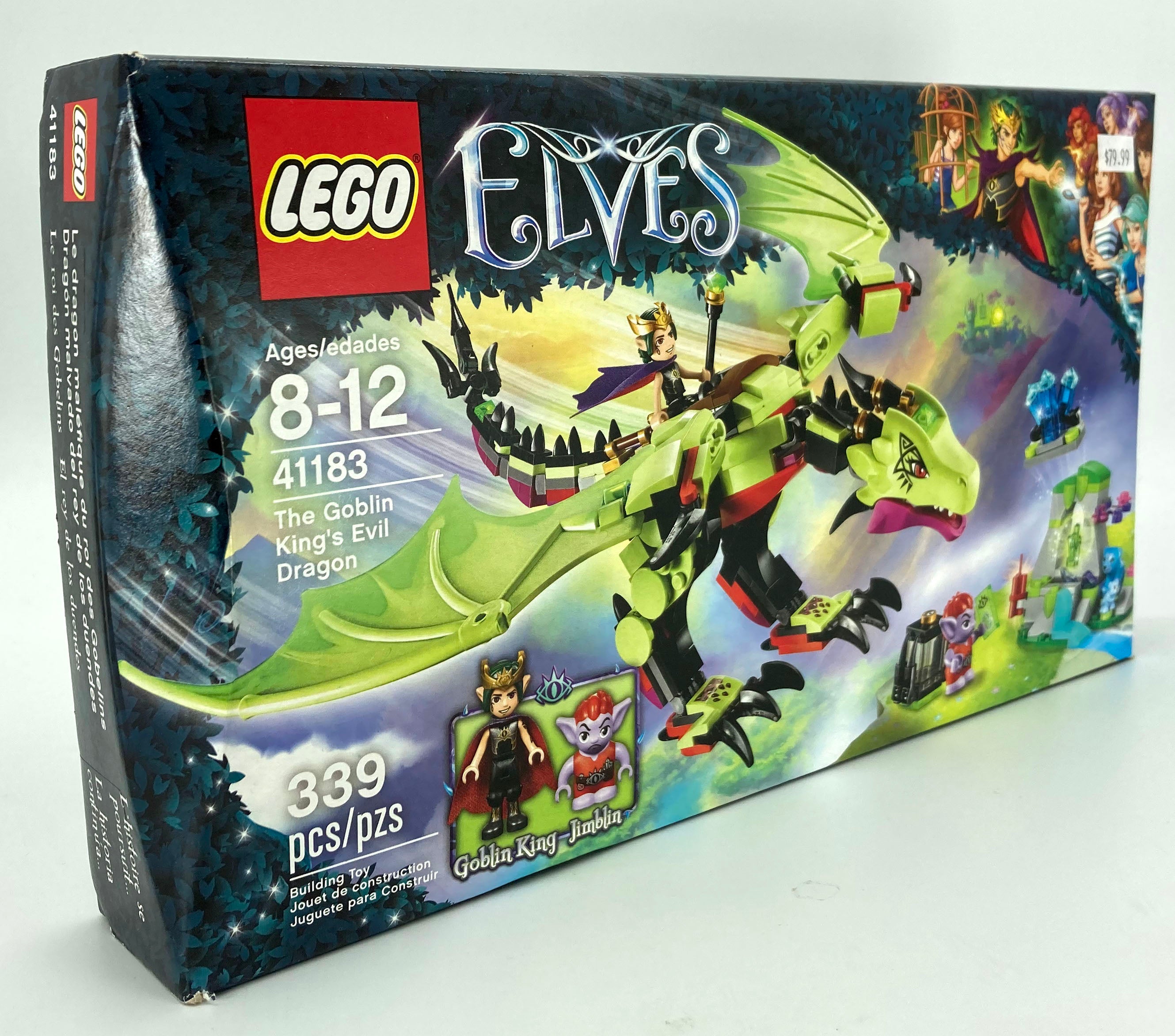 Lego elves the online goblin king's evil dragon