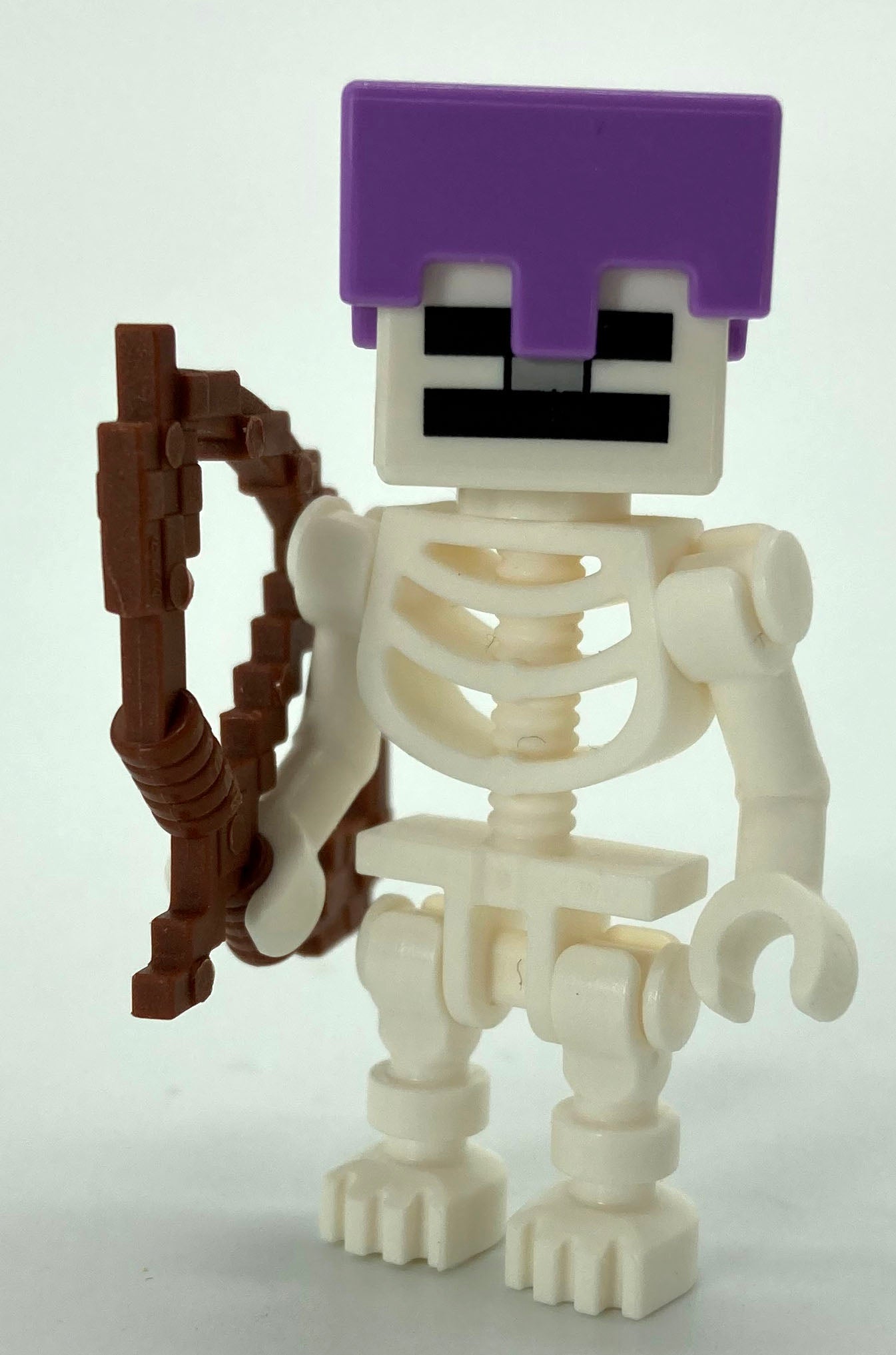 Skeleton - Medium Lavender Helmet, Bent Arms