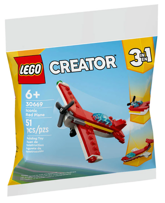 30669 Iconic Red Plane (IN-STORE PICKUP ONLY)