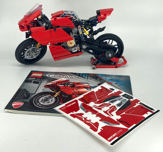 Used Set 42107 Ducati Panigale V4 R (with Instruction Manual, No Box)