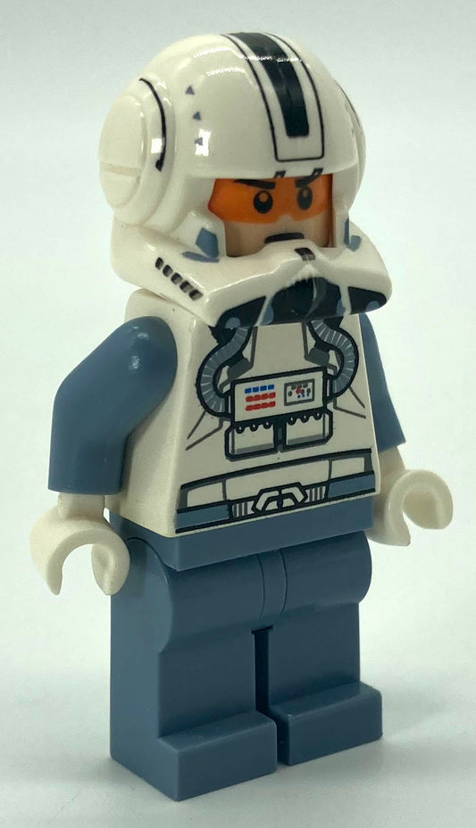 Clone Trooper Pilot (Phase 2) - Sand Blue Arms and Legs, Frown