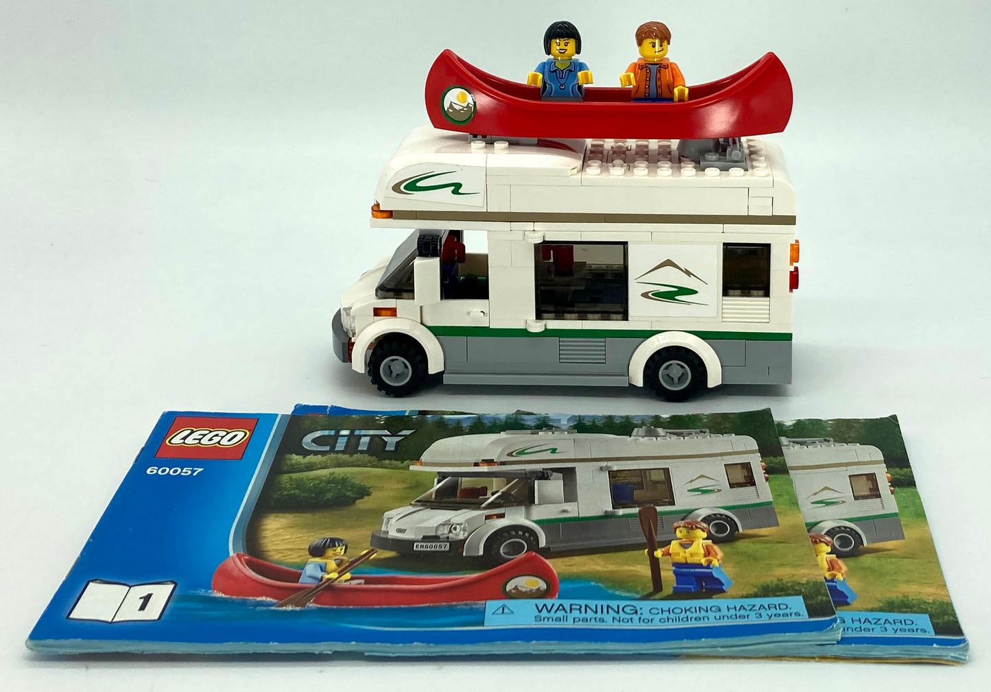 Used Set 60057 Camper Van (with Instruction Manuals, No Box)