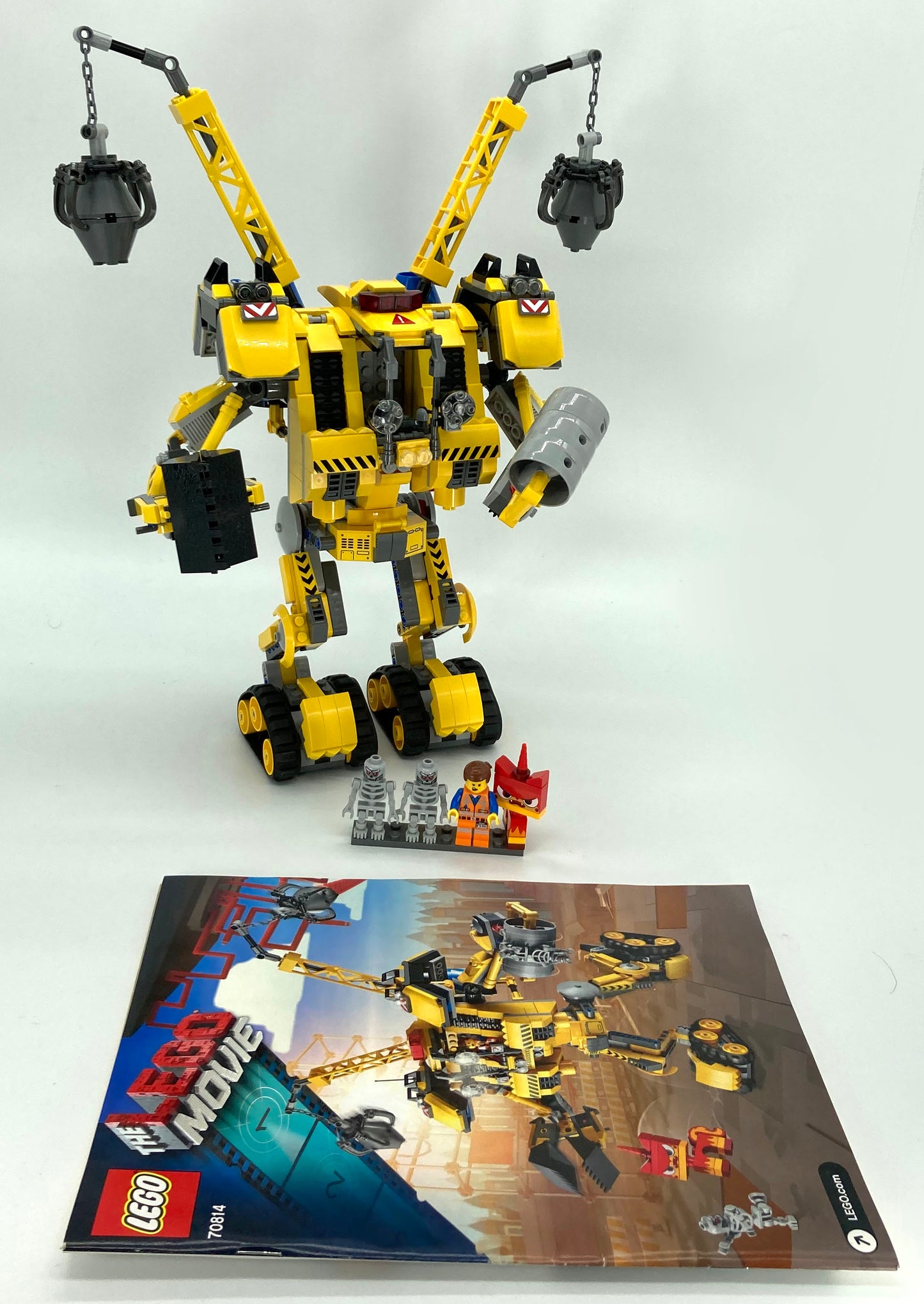 Used Set 70814 Emmet's Construct-o-Mech (with Instruction Manual, No Box)