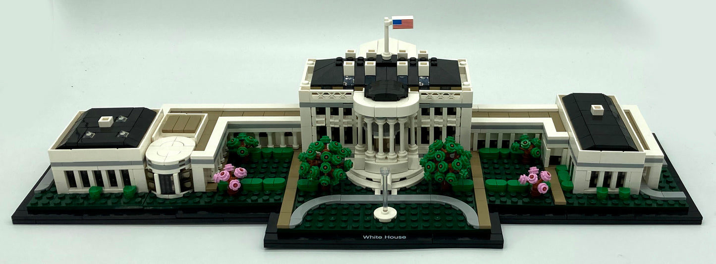 Used Set 21054 The White House (No Instruction Manual or Box)