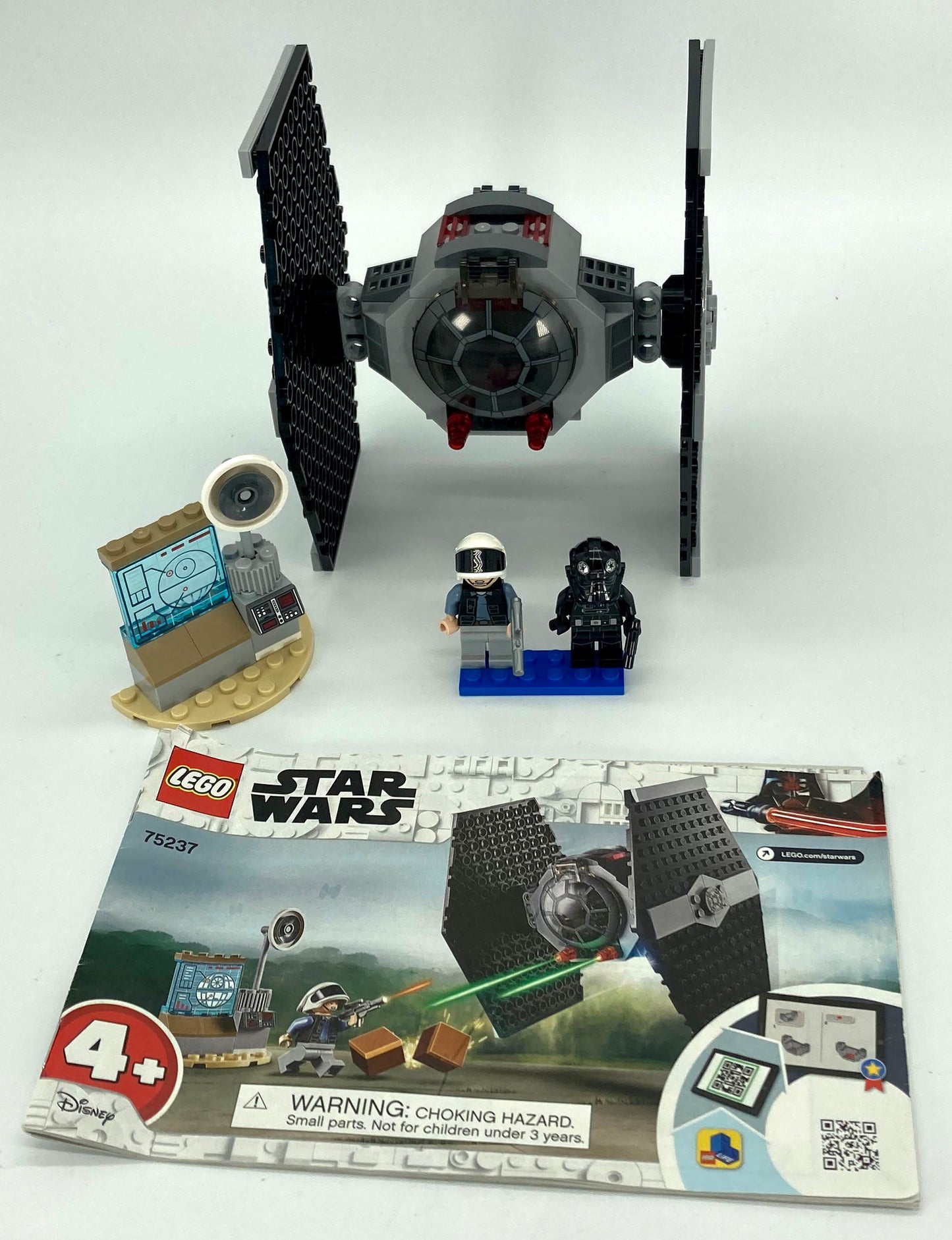 Used Set 75237 TIE Fighter Attack (with Instruction Manual, No Box)