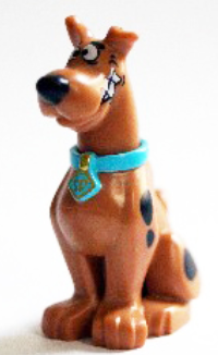 Dog, Great Dane Scooby-Doo Sitting with Chattering Teeth Pattern (20690pb01 / 20691pb03)