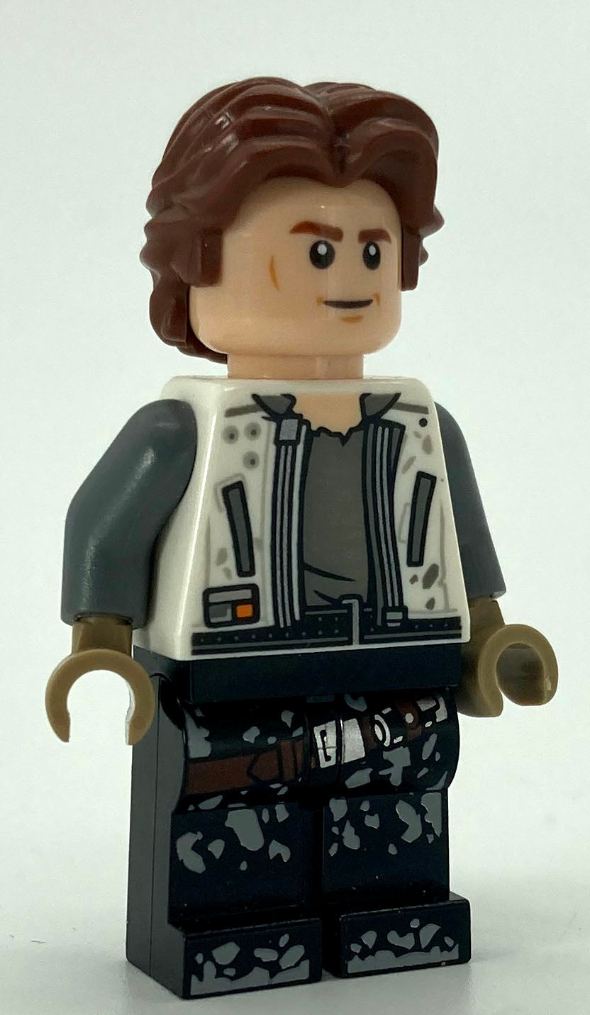 Han Solo, White Jacket, Black Legs with Dirt Stains